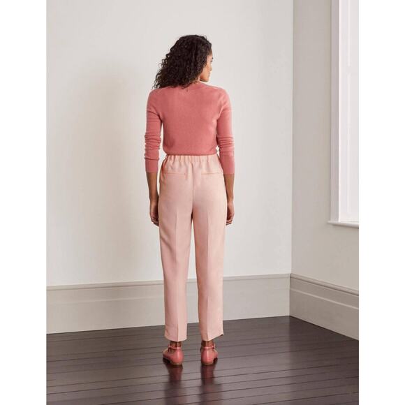 BODEN Albemarle Pull On Trouser Pants Milkshake Light Pink {3A50} - Picture 3 of 8